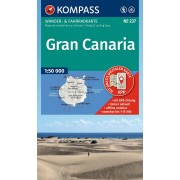 237 Gran Canaria Kompass Wanderkarte